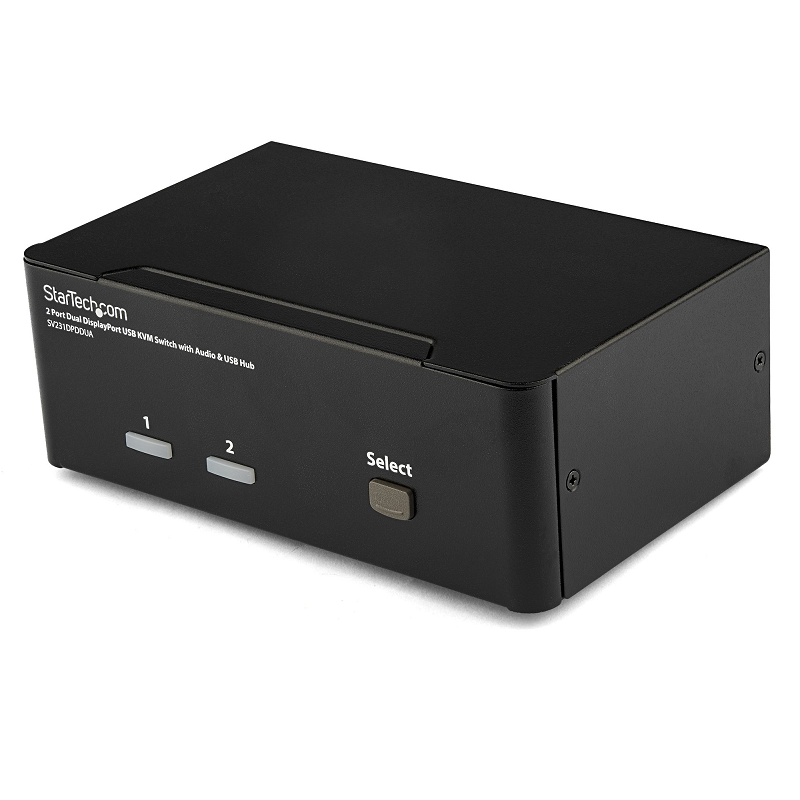 You Recently Viewed StarTech SV231DPDDUA 2 Port Dual DisplayPort USB KVM Switch with Audio & USB 2.0 Hub Image